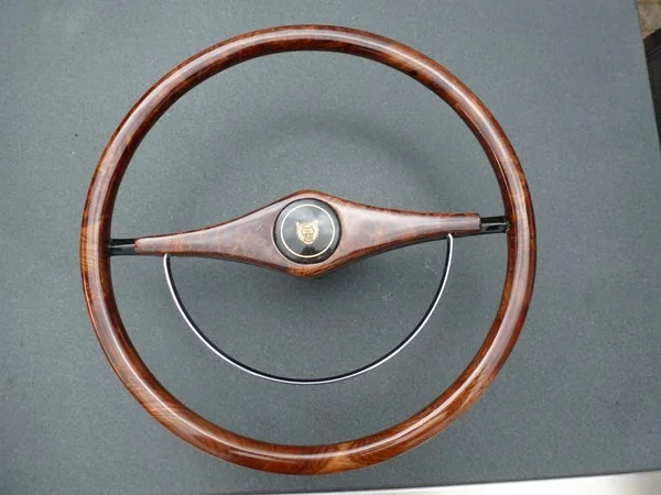 Jaguar vintage steering wheel restoration