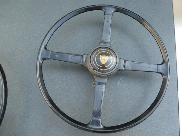 Jaguar XK140/150 steering wheel before restoration condition