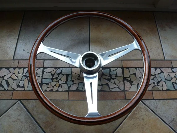 Lancia vintage steering wheel restoration