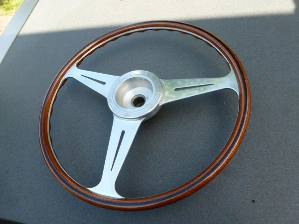 Porsche vintage steering wheel restoration