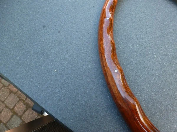 Porsche 356 Nardi steering wheel backside detail after restoration close-up