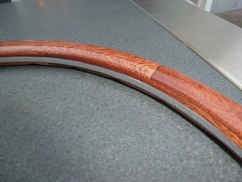 Segmented construction for custom steering wheel repair